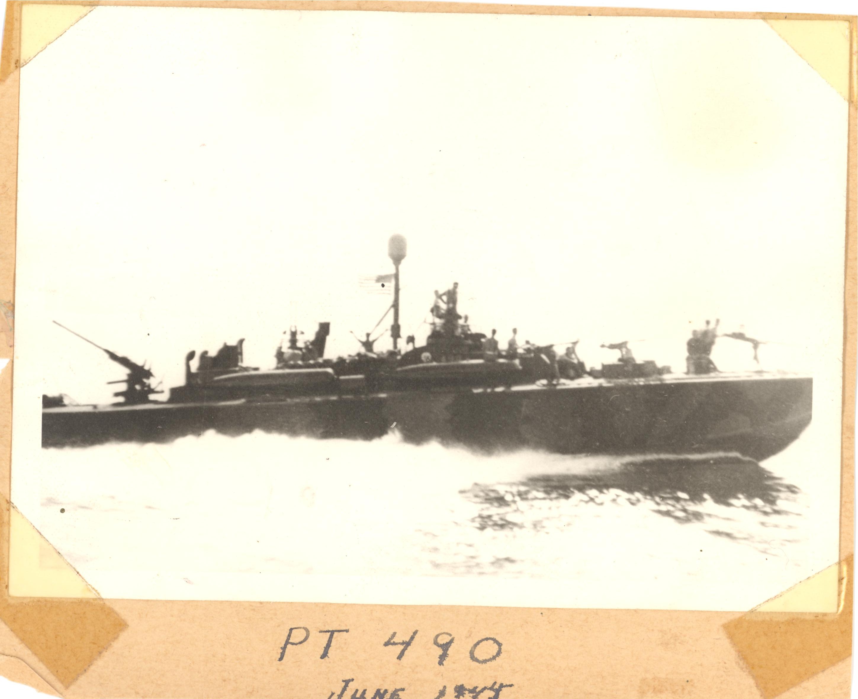 PT Boat 490 Photo Courtesy: McElfresh Map Company LLC